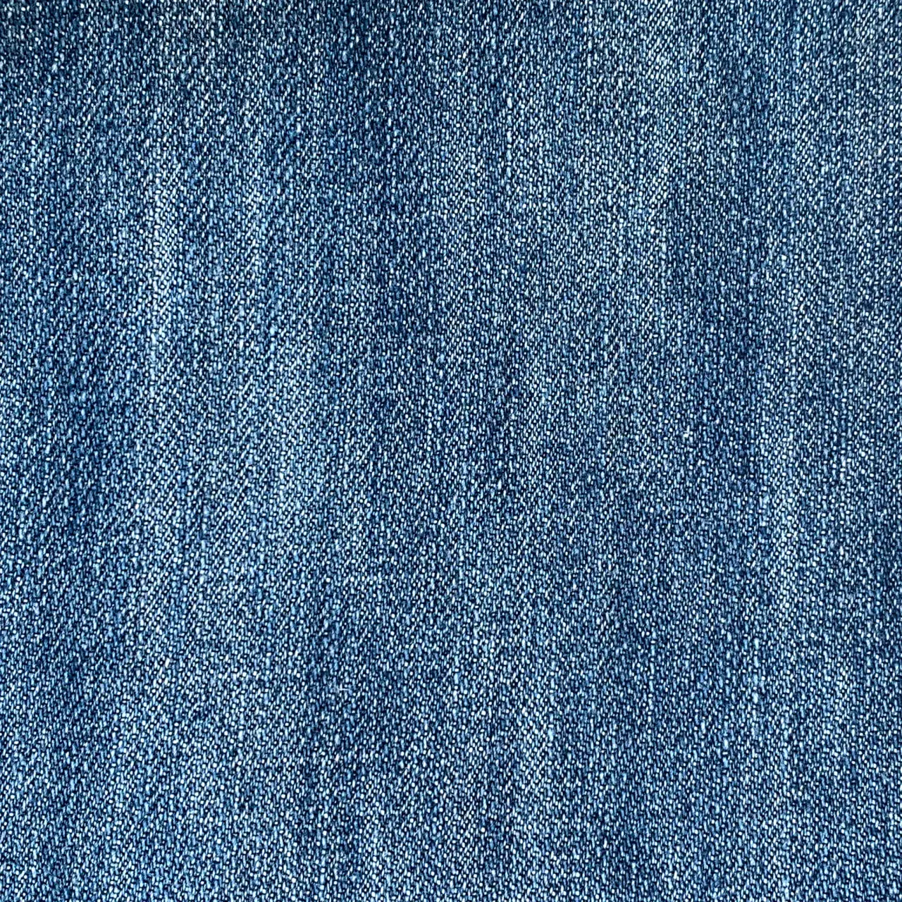 Close-up of indigo denim showing the twill line